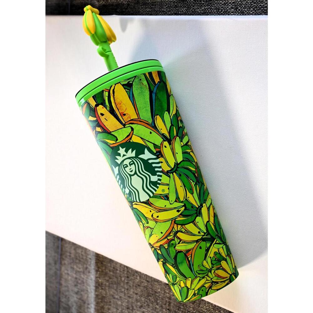 Starbucks Farm Rio Banana Tumbler Cold Cup 24oz